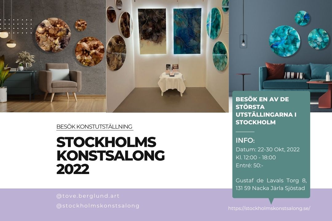 Utställning Stockholm 22-30 Oktober
